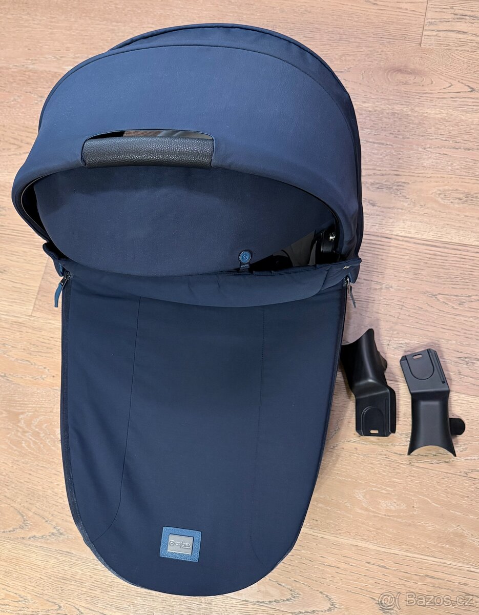 Priam 4 Lux Carry Cot - Nautical Blue