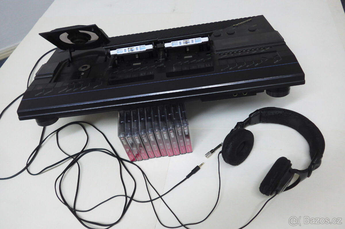 SCHNEIDER Pultový Stereo CD Player Double Tape Deck +MC +++