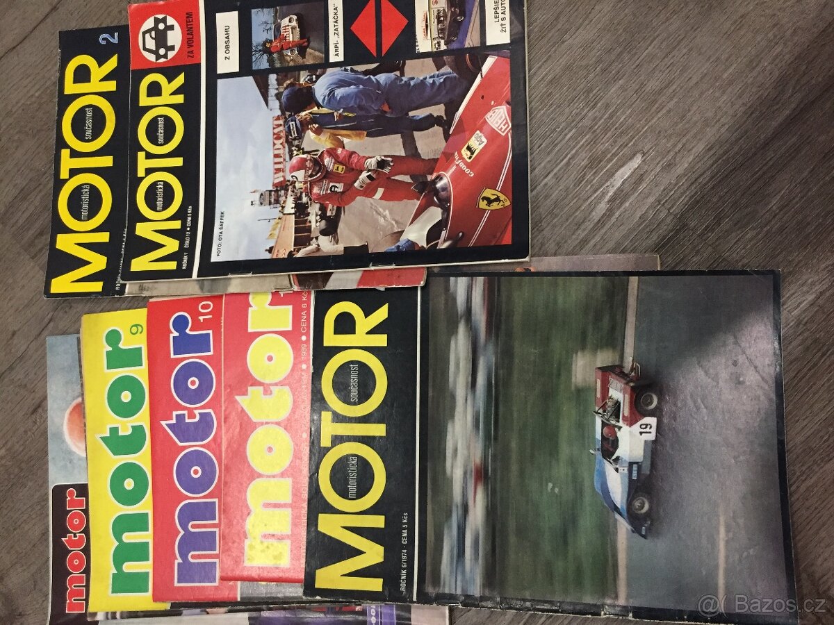 Časopisy Motor i svázané