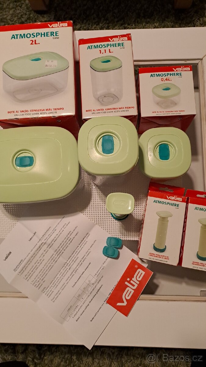 Vakuové dózy na potraviny VALIRA