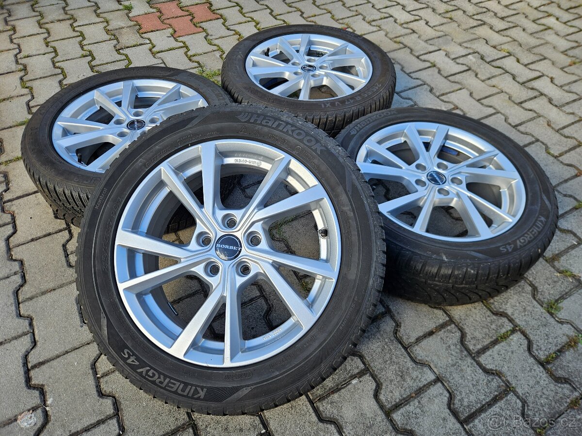 ALU Borbet 5x112 Zimní 215/55/17