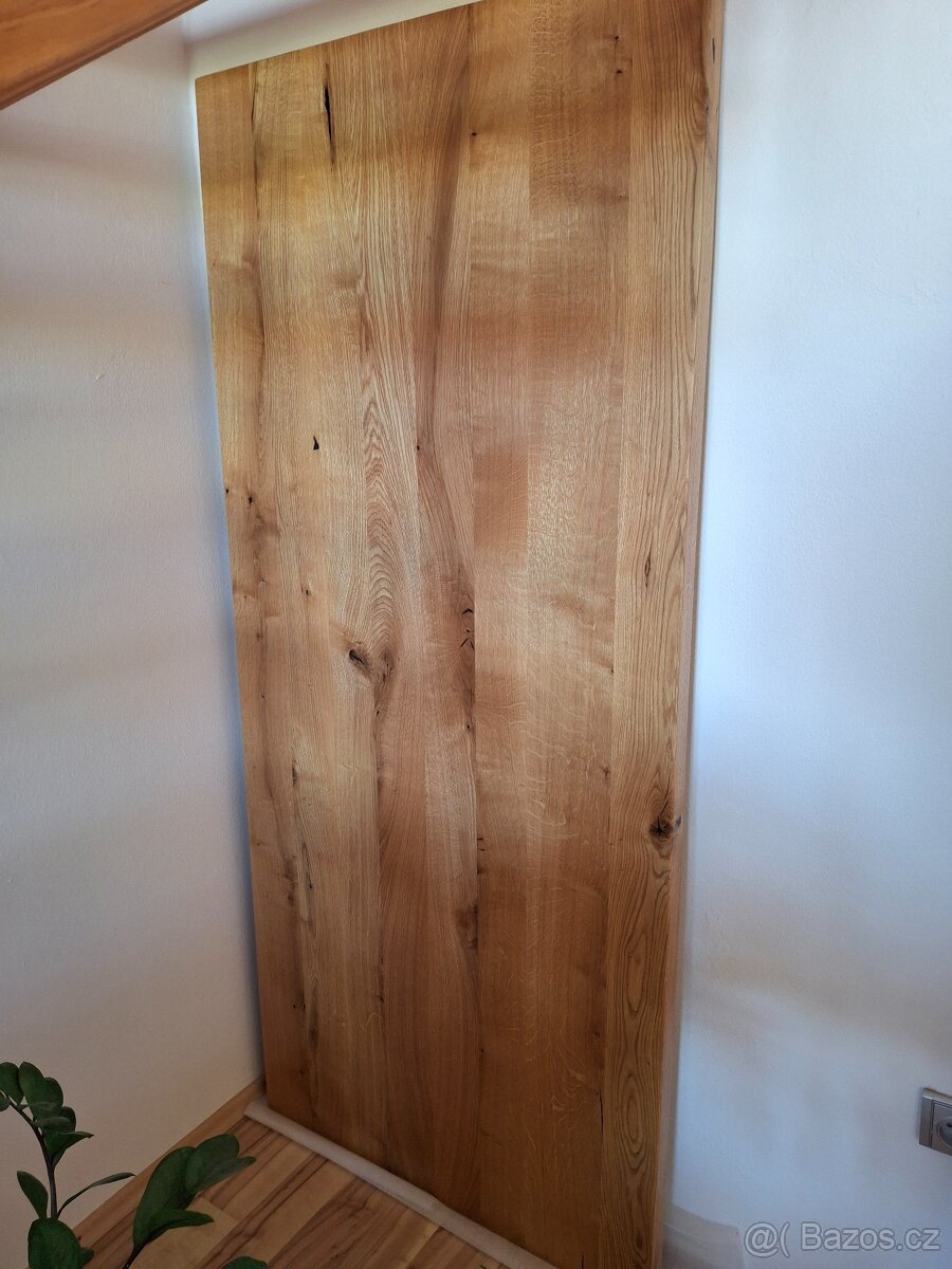 Dubová spárovka, jídelní deska na stůl