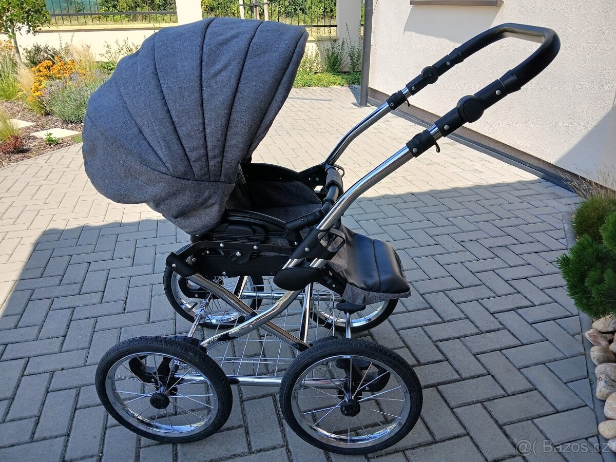 Dětský kočárek Margaret šedý