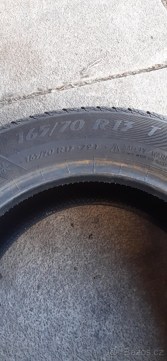 165/70 R13 zimní pneu 2ks
