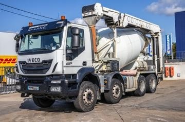 Iveco Trakker 400 - 8x4-Mix–kapacita 7m³+Transportní rameno