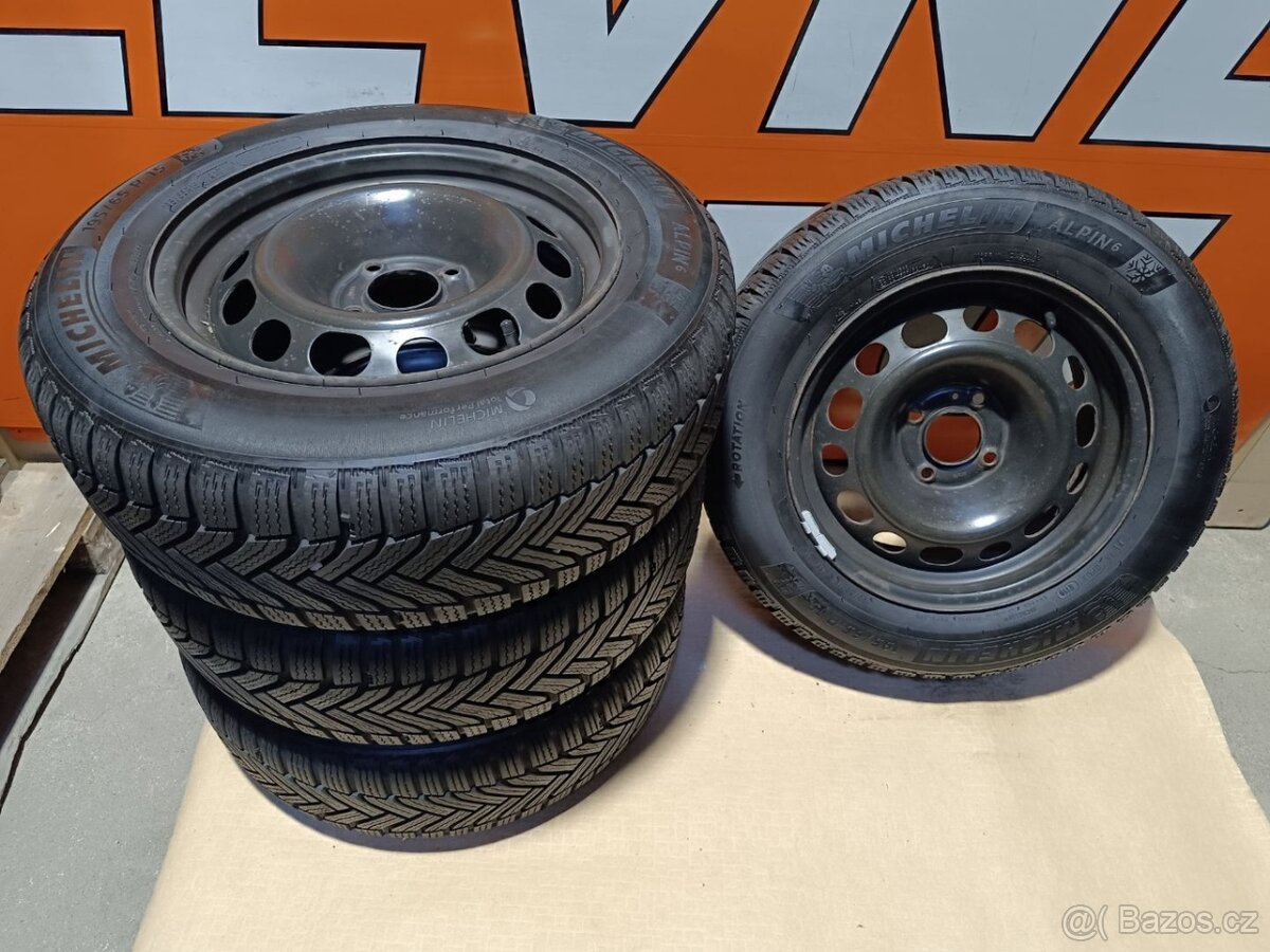 Kola Peugeot, Citroen 4x108+ zimní pneu 195/65R15
