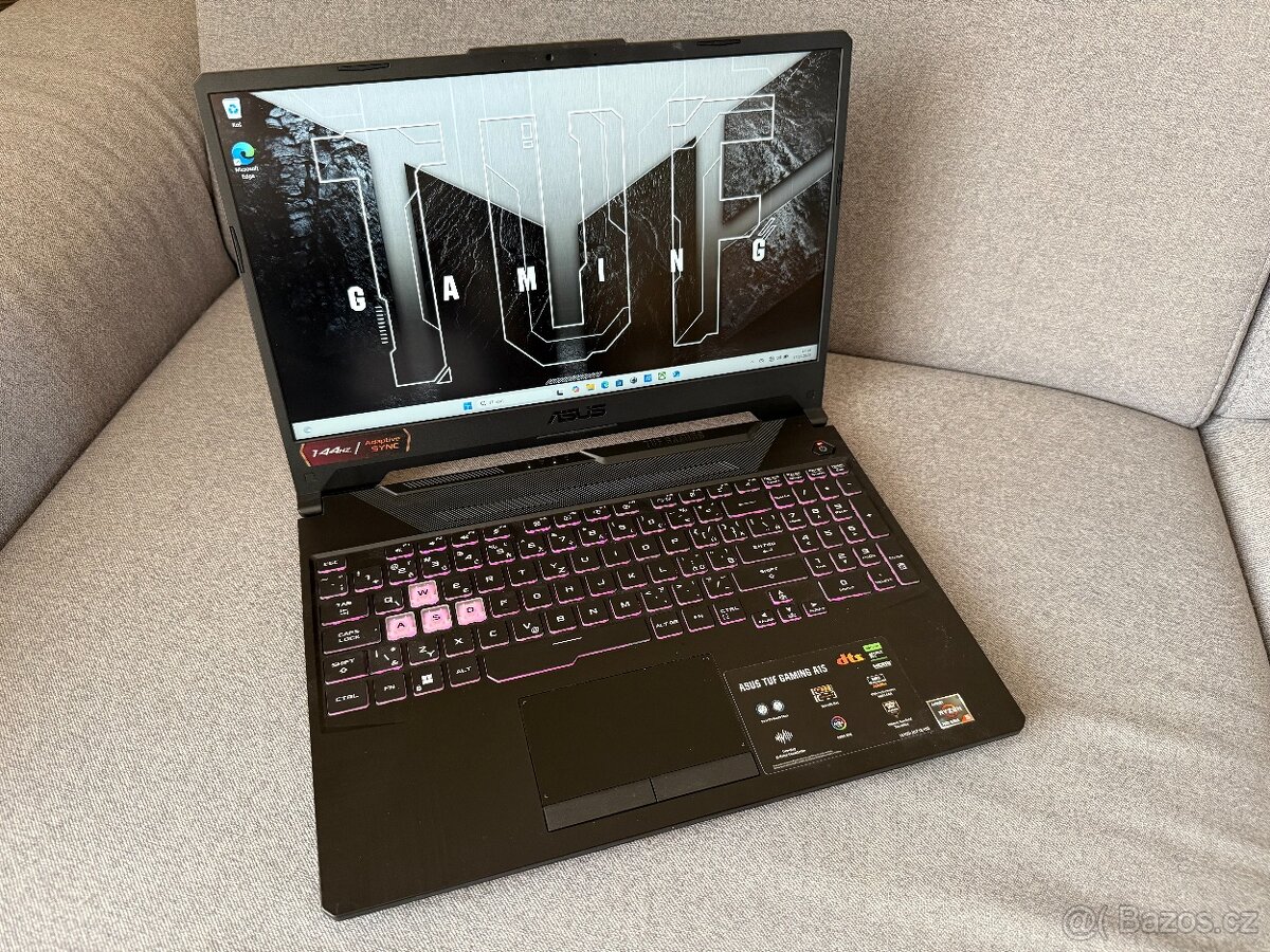 Herní notebook ASUS TUF -  jen vybalený a v záruce