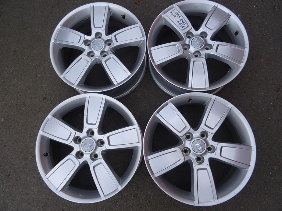 Alu disky origo Kia,vel. 18", rozteč 5x114.3, ET 53 ,šíře 7