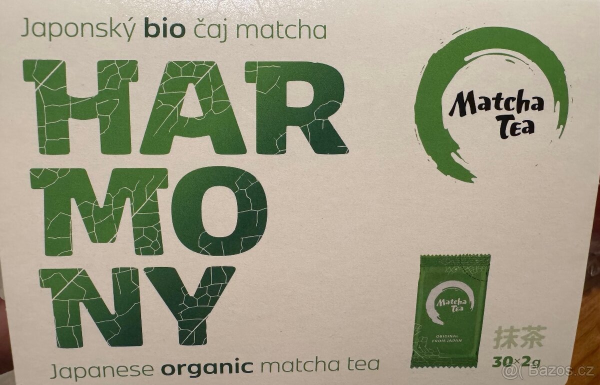 Matcha Tea BIO Harmony zelený čaj 30x2 g