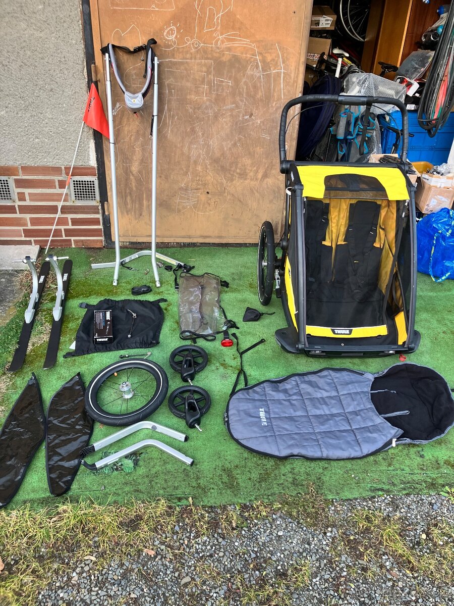 Thule chariot sport 2 včetně doplňků