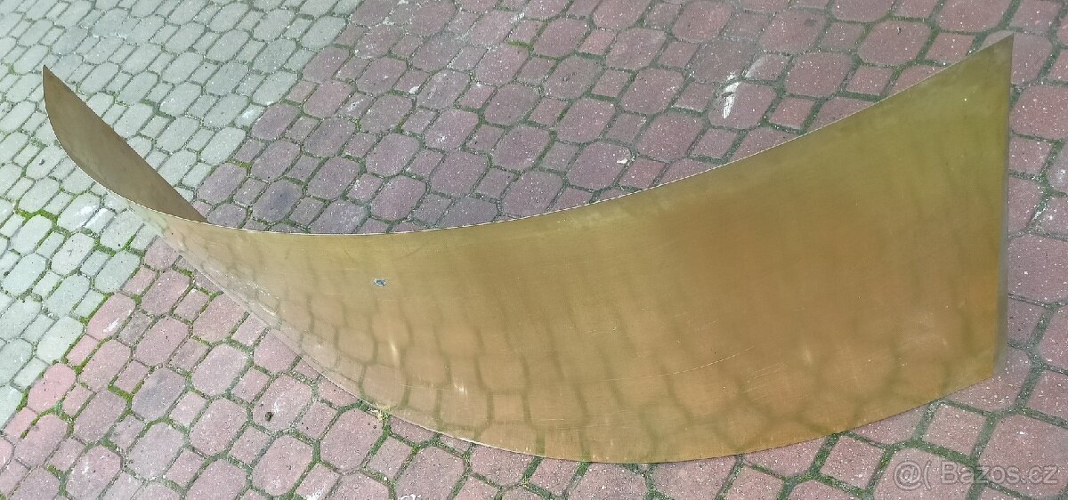Mosazné plechy 1mm x 600 x 2000