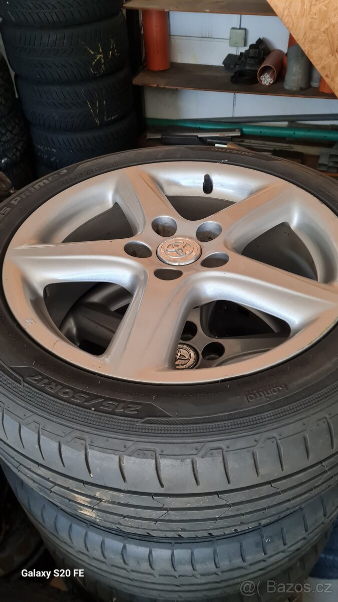 ALU TOYOTA 215/50/17 - LETNÍ - ET45 - 91V - Č.85