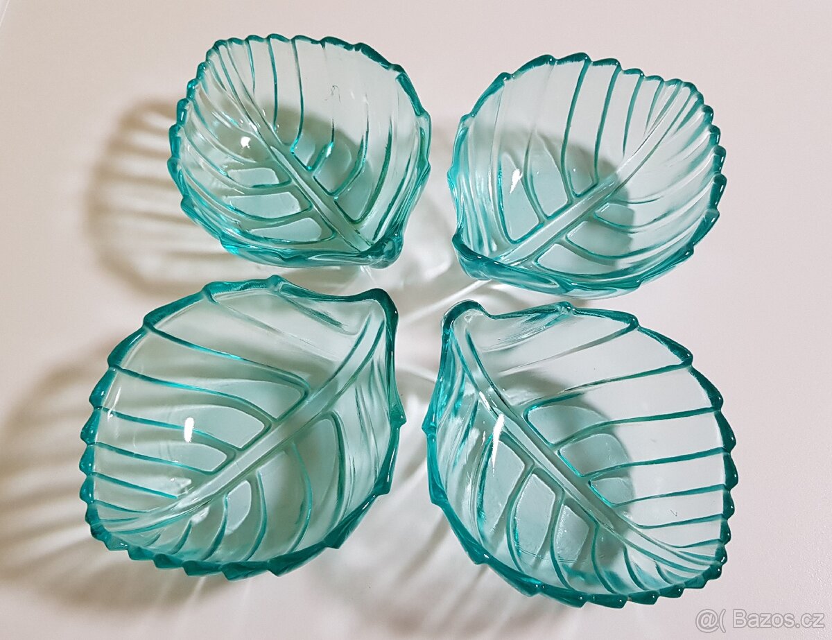 Miska - sklo : 4 kusy