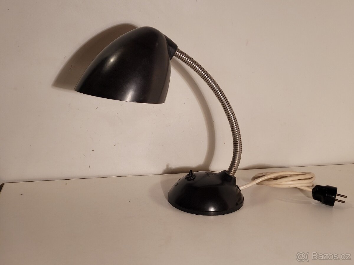 funkcionalistická lampa, bakelitová lampička