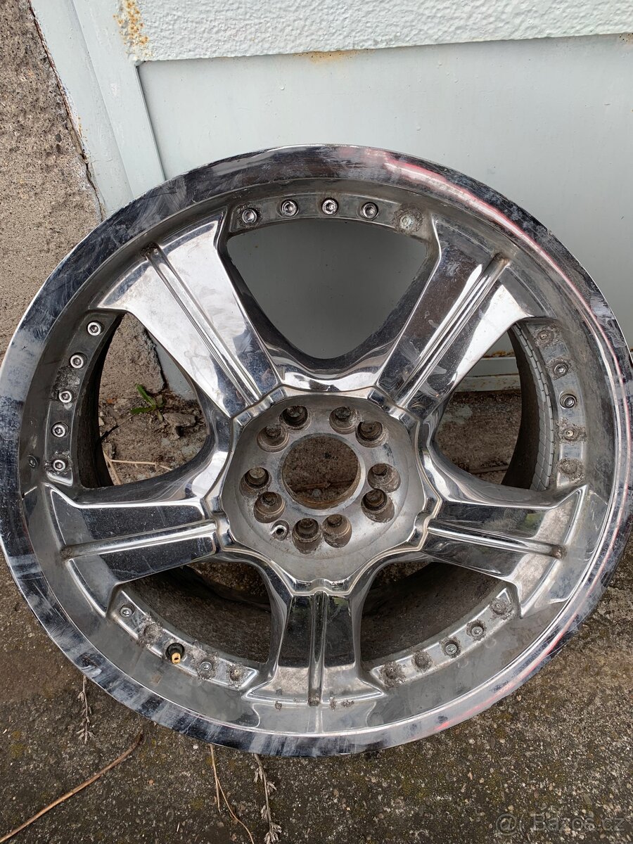 Alu kola 5x120 chrom