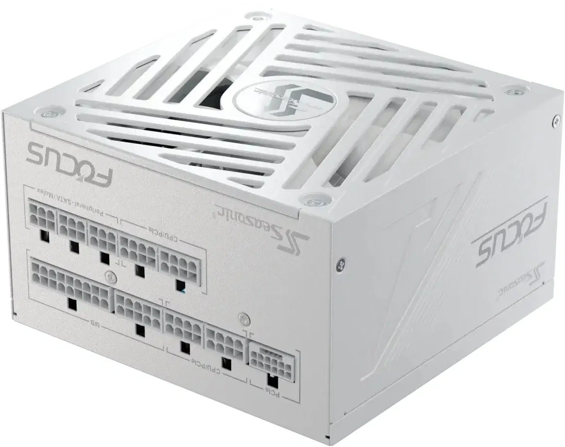 Nový Seasonic FOCUS GX 750W White ATX 3.1