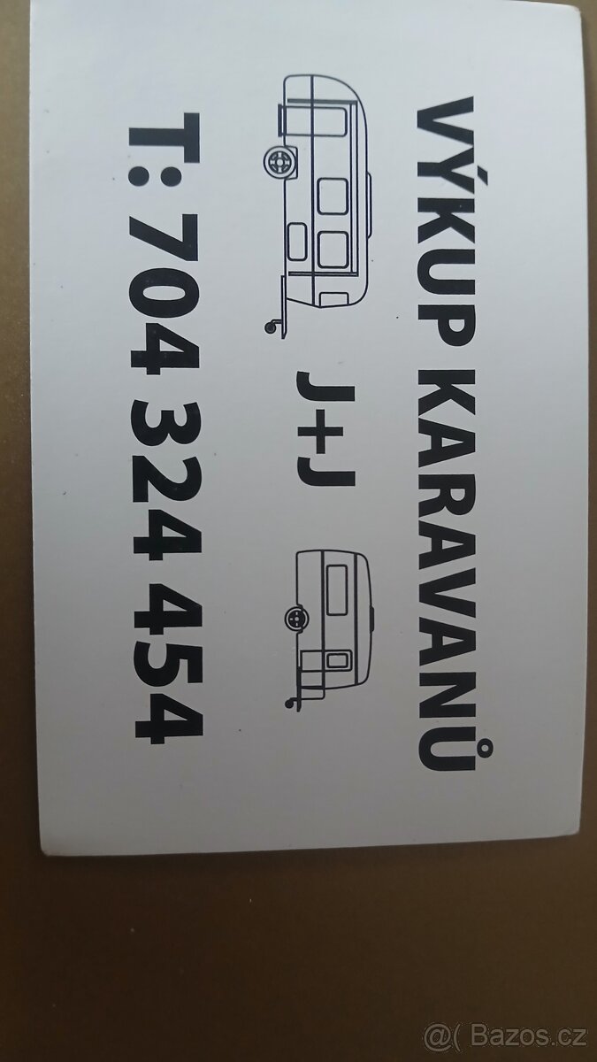 Karavan obytny přívěs obytny vůz odkup