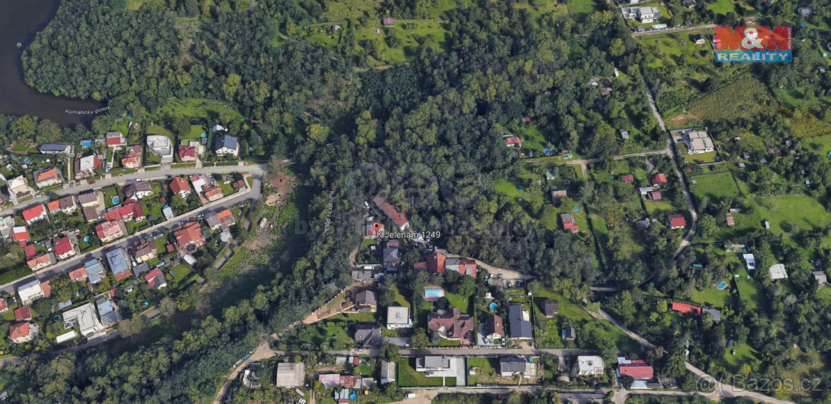 Prodej, pozemek k bydlení, 715 m², Praha 4 - Kunratice