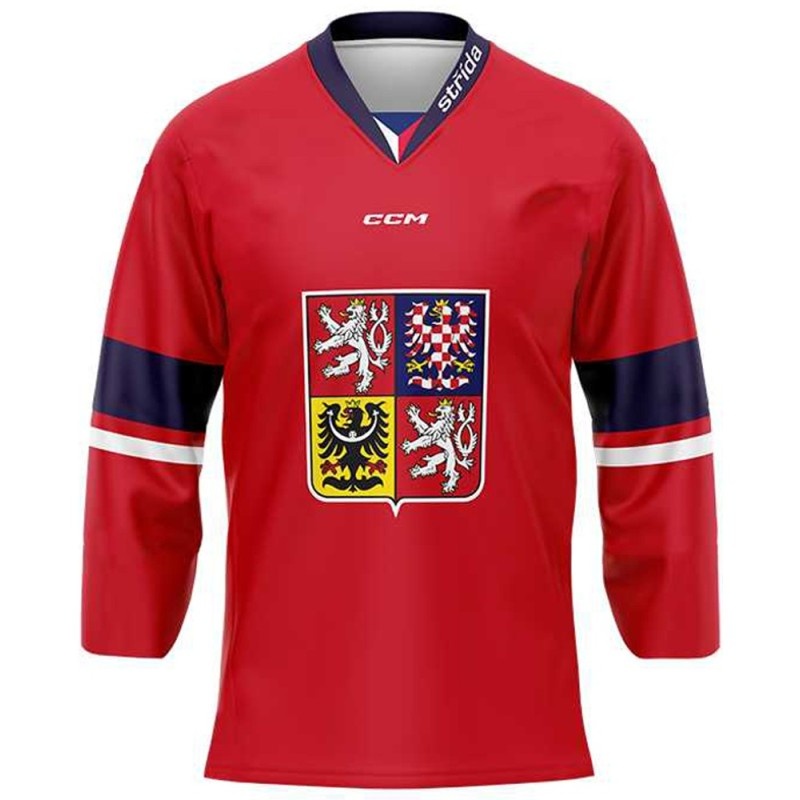 CCM EHT FANS hokejový dres ČR červený XL