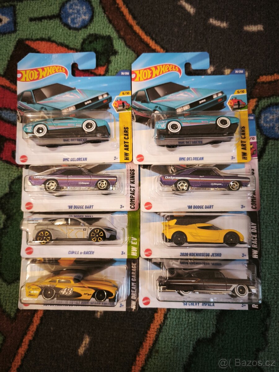 Hot wheels 35 kč