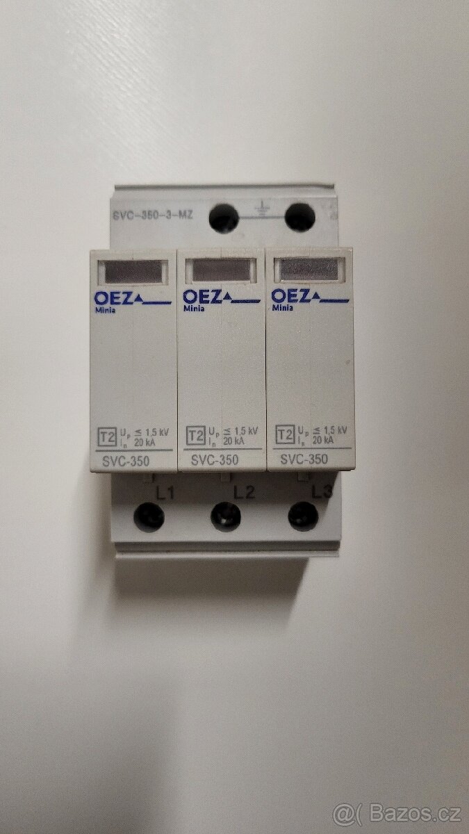 Přepěťová ochrana svodič přepětí OEZ 230/400v 3 fáze