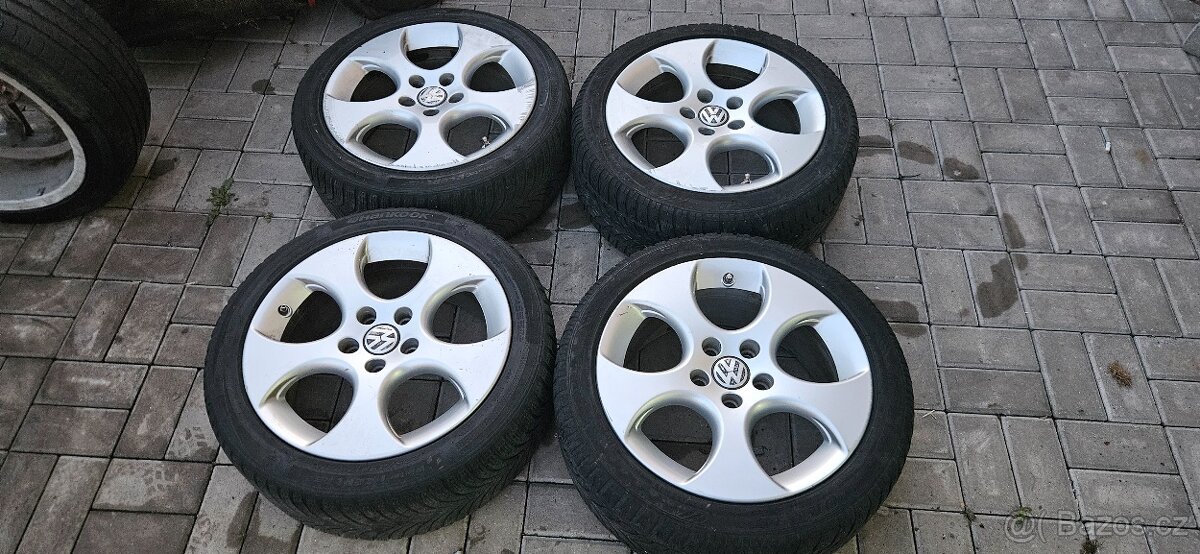Alu kola 5x112 R17 Pneu na dojetí 225/45/R17