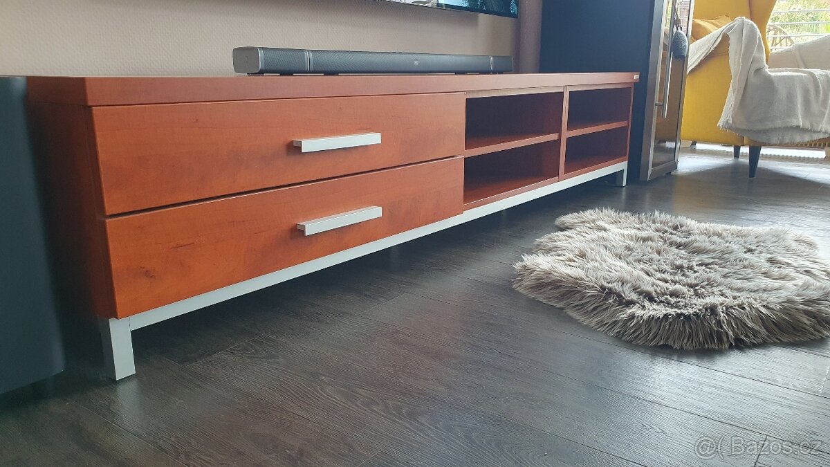 Skříňka pod televizi Nadop Ořechov, barva kalvados