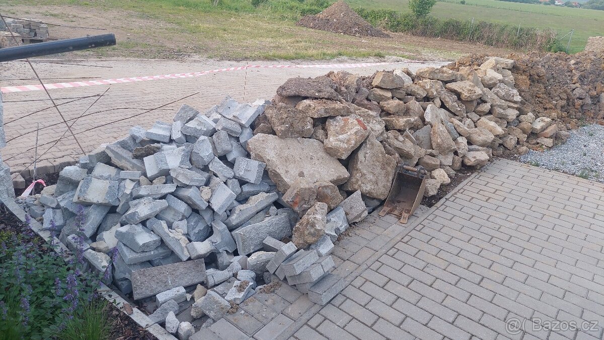 Daruji kamení, beton.