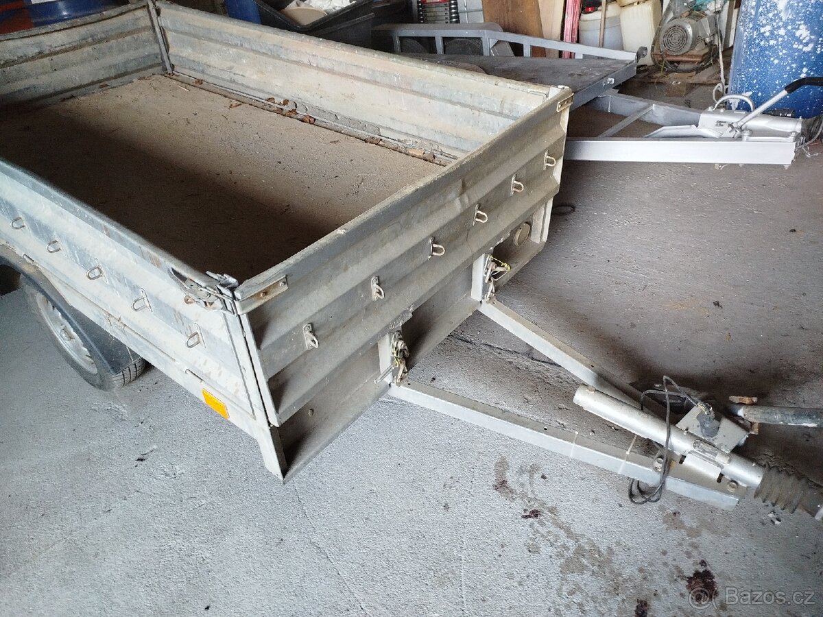 Prodám vozit bez TP. Náprava nová na 1500 kg