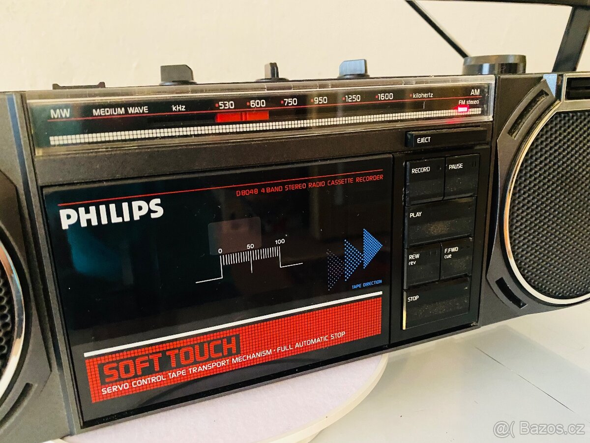 Radiomagnetofon Philips D8048/02, rok 1987