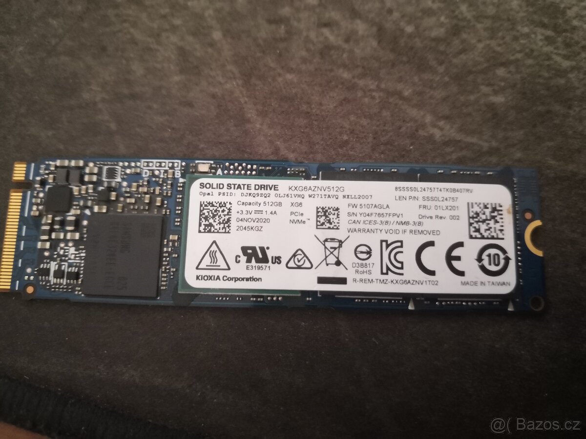 SSD NVMe Toshiba 512 Gb