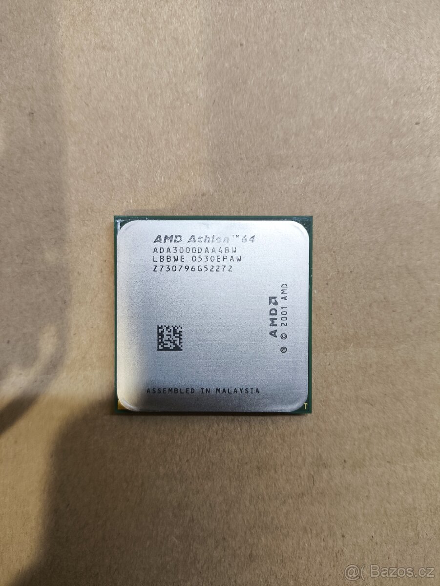AMD Athlon 64
ADA3000DAA4BW
LBBWE 0530EPAW
2730796652272