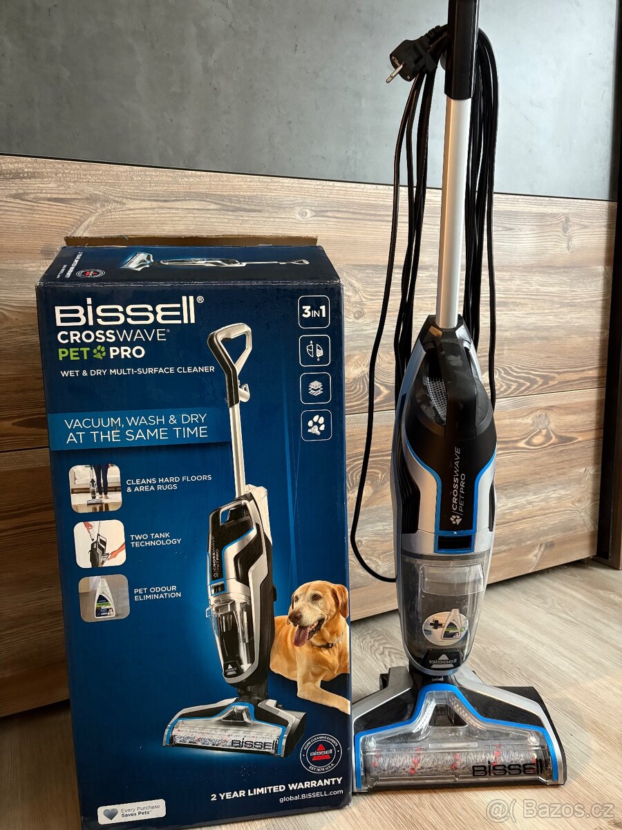 Tyčový vysavač bisell crossWaVE pet&pro 3v1 rychle jednání s