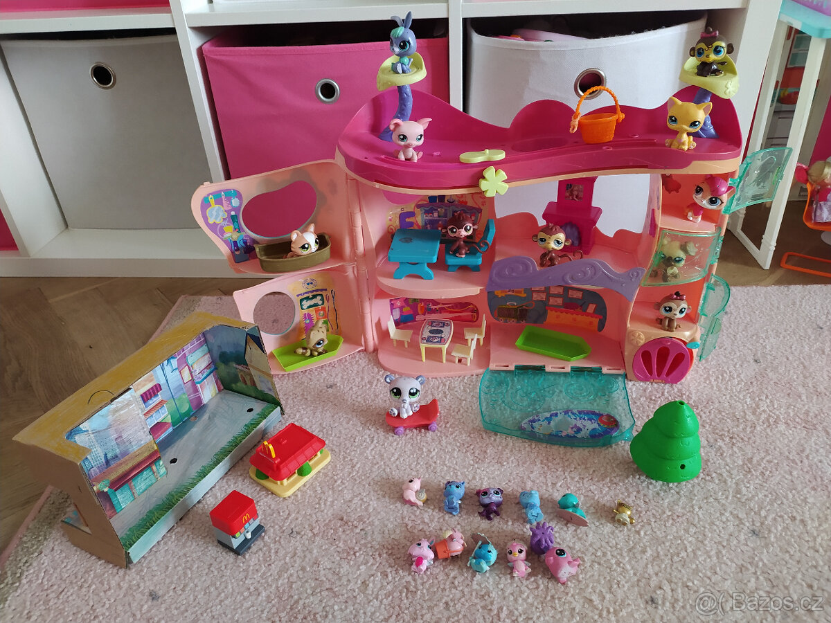 LPS/Pet shop domeček s figurkami