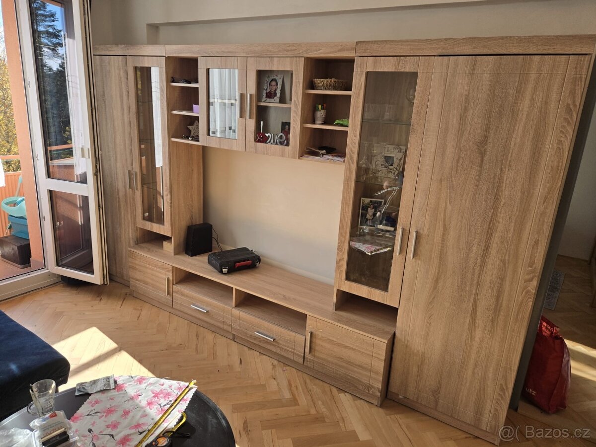 Obývací stěna Paris dub sonoma