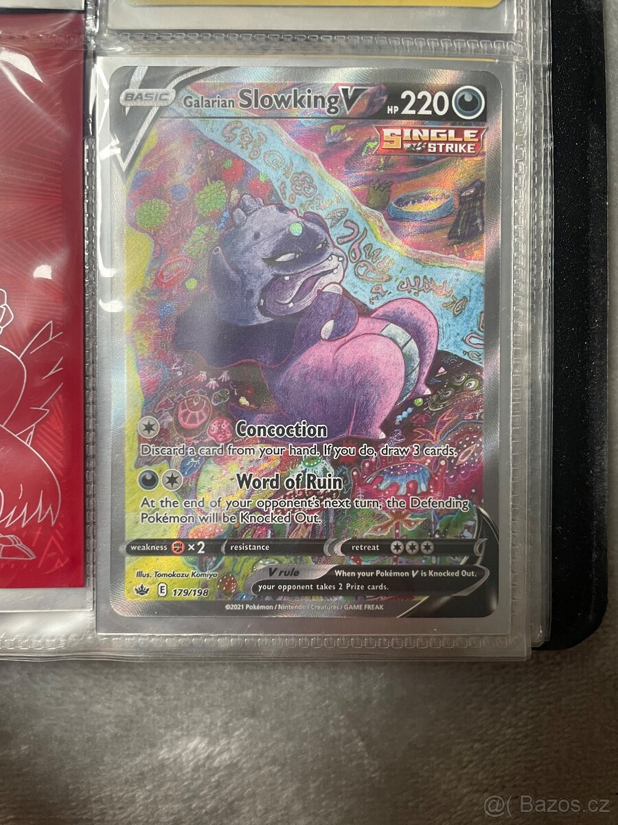 Pokemon karta Galarian Slowking V