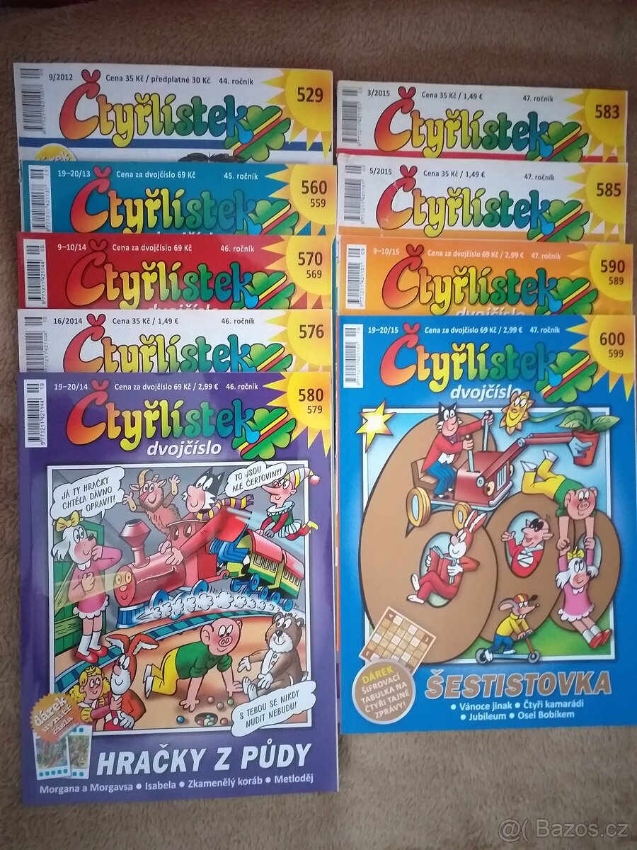 Časopisy Čtyřlístek