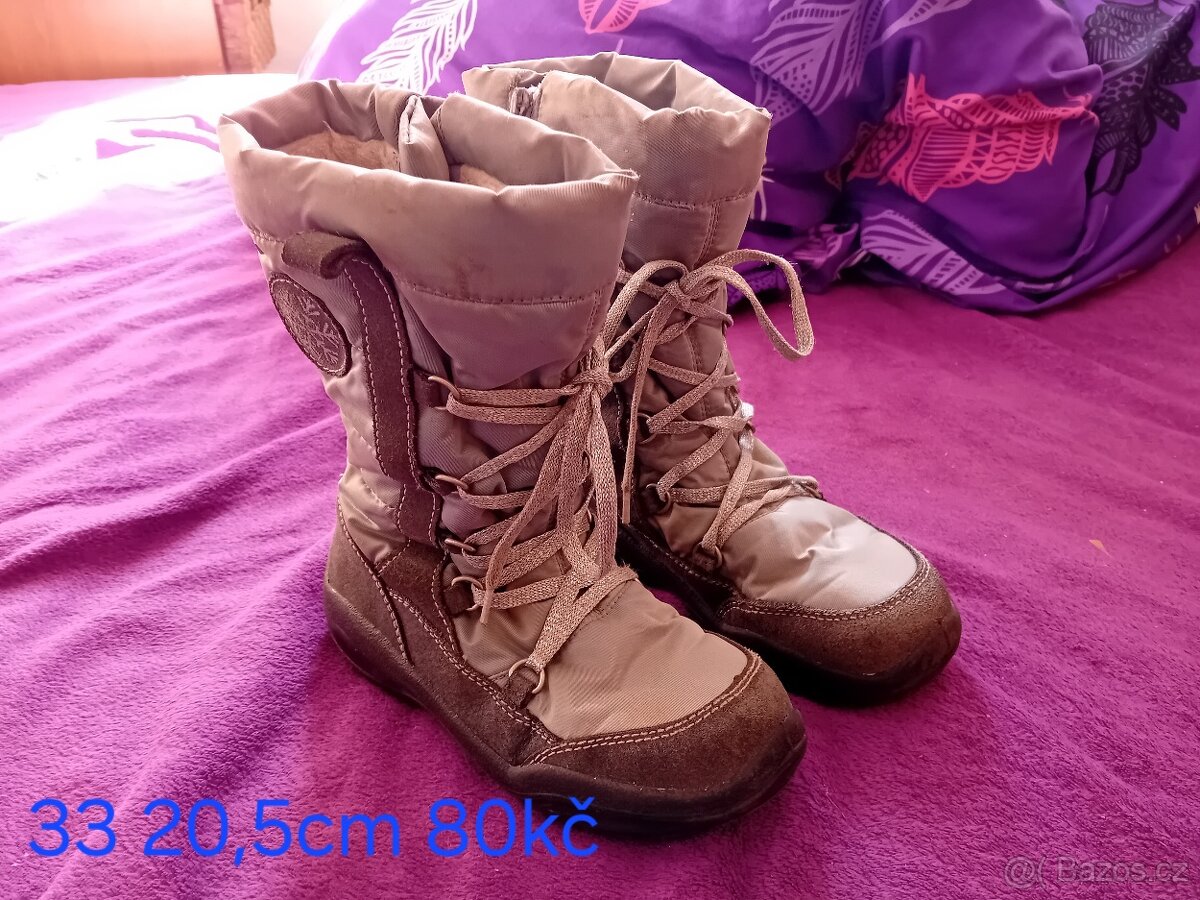Zimní boty 33