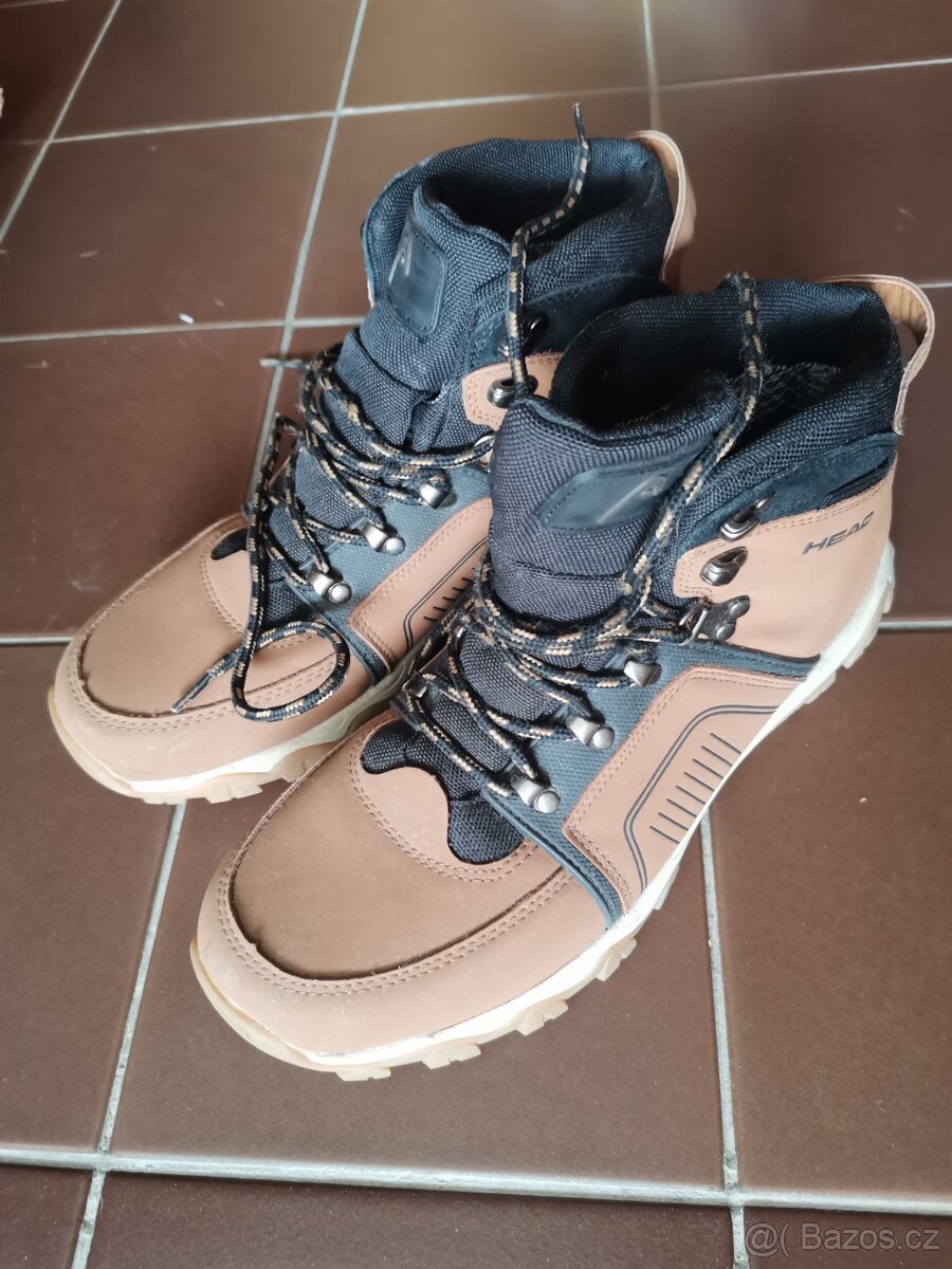 Boty kožené Head nobuk kůže