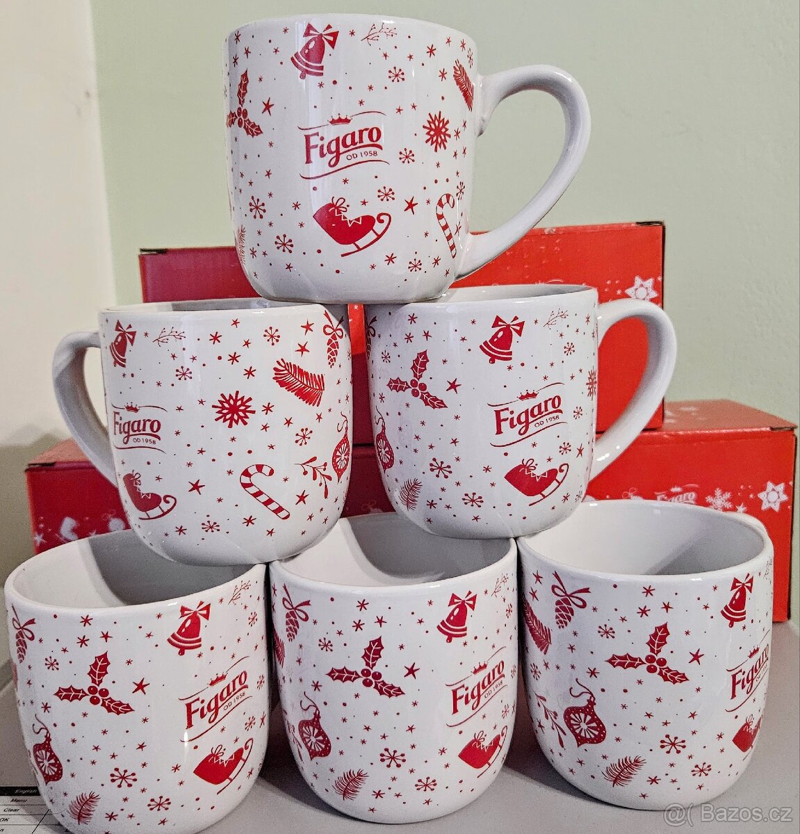 Hrnky hrnek FIGARO vánoční