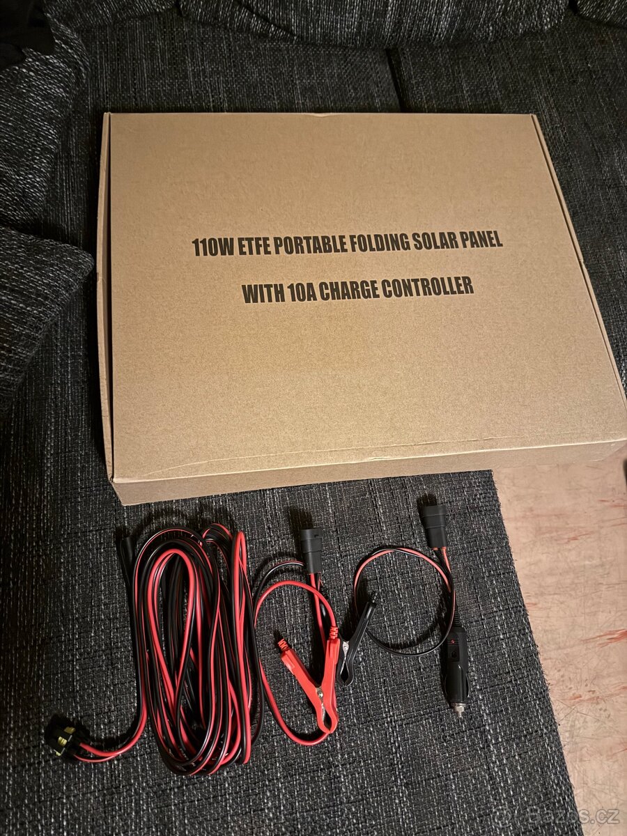 Solární panel 110W s měničem napětí