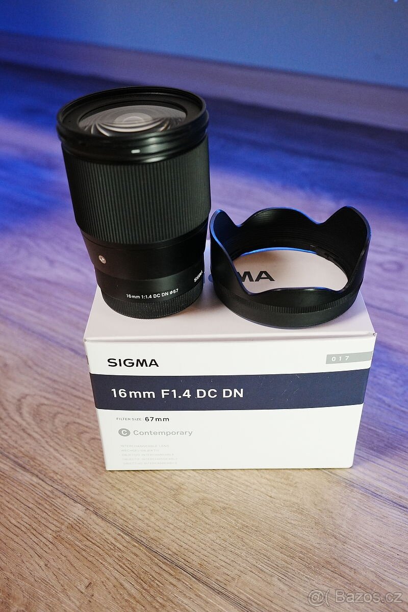 Sigma 16mm f1.4 dc contemporary pro sony e