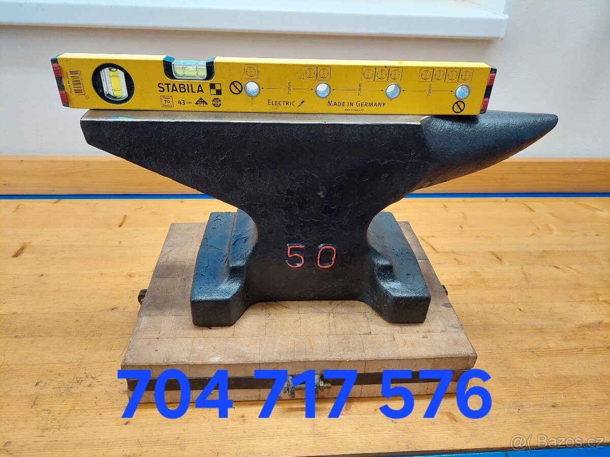 Kovářská kovadlina 50kg