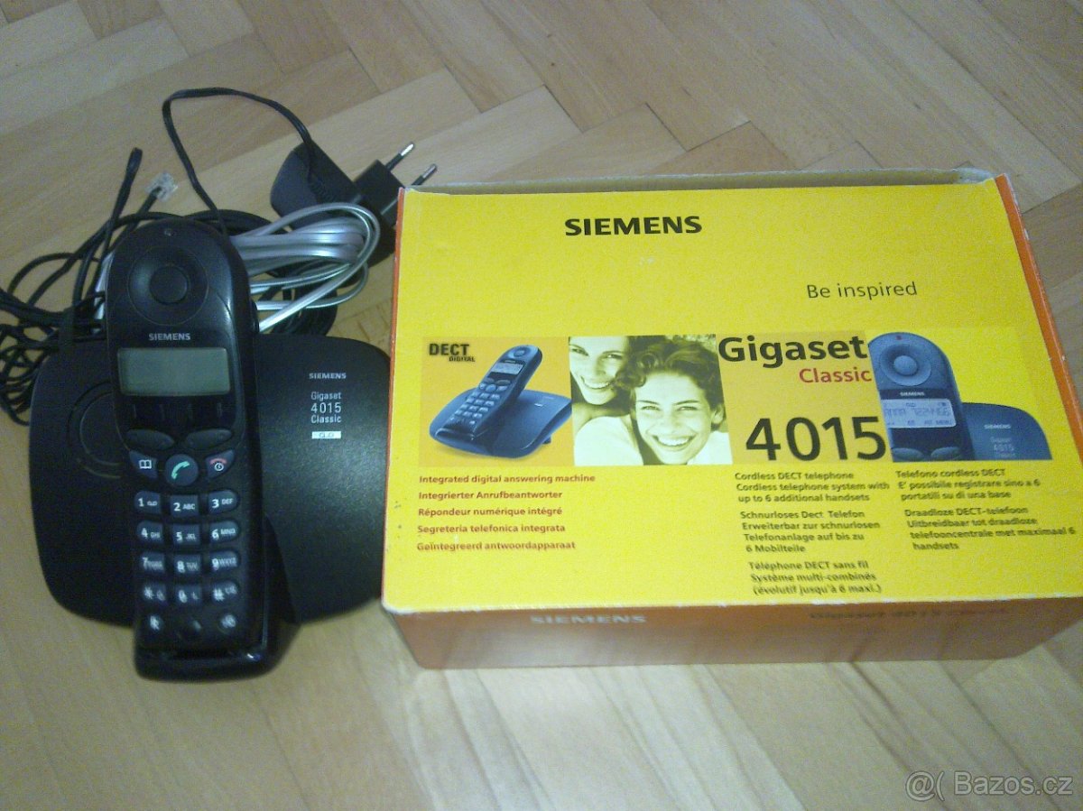 telefon se záznamníkem Siemens