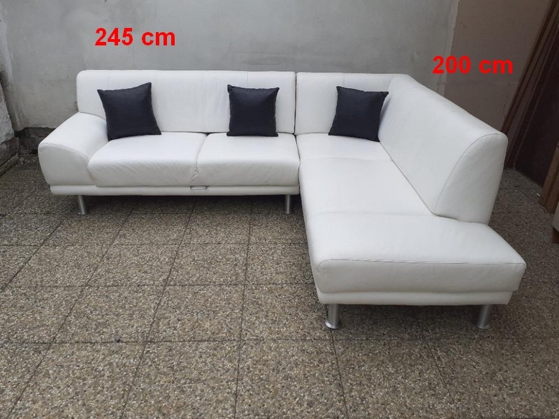 sedačka-sedací souprava pravá kůže + taburet