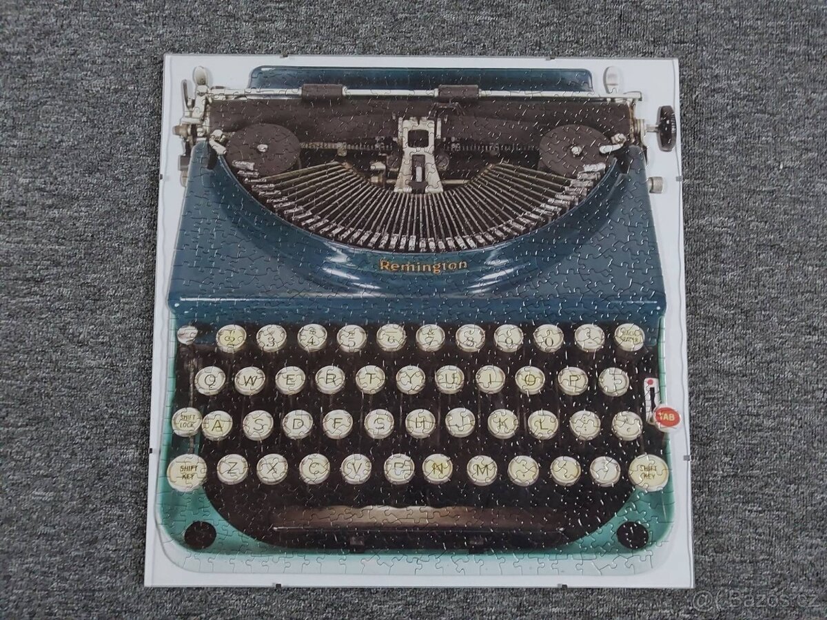 Zarámované puzzle psací stroj - 750 ks