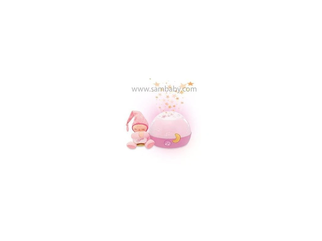 Chicco Projektor GoodNight Stars - růžový 0m+