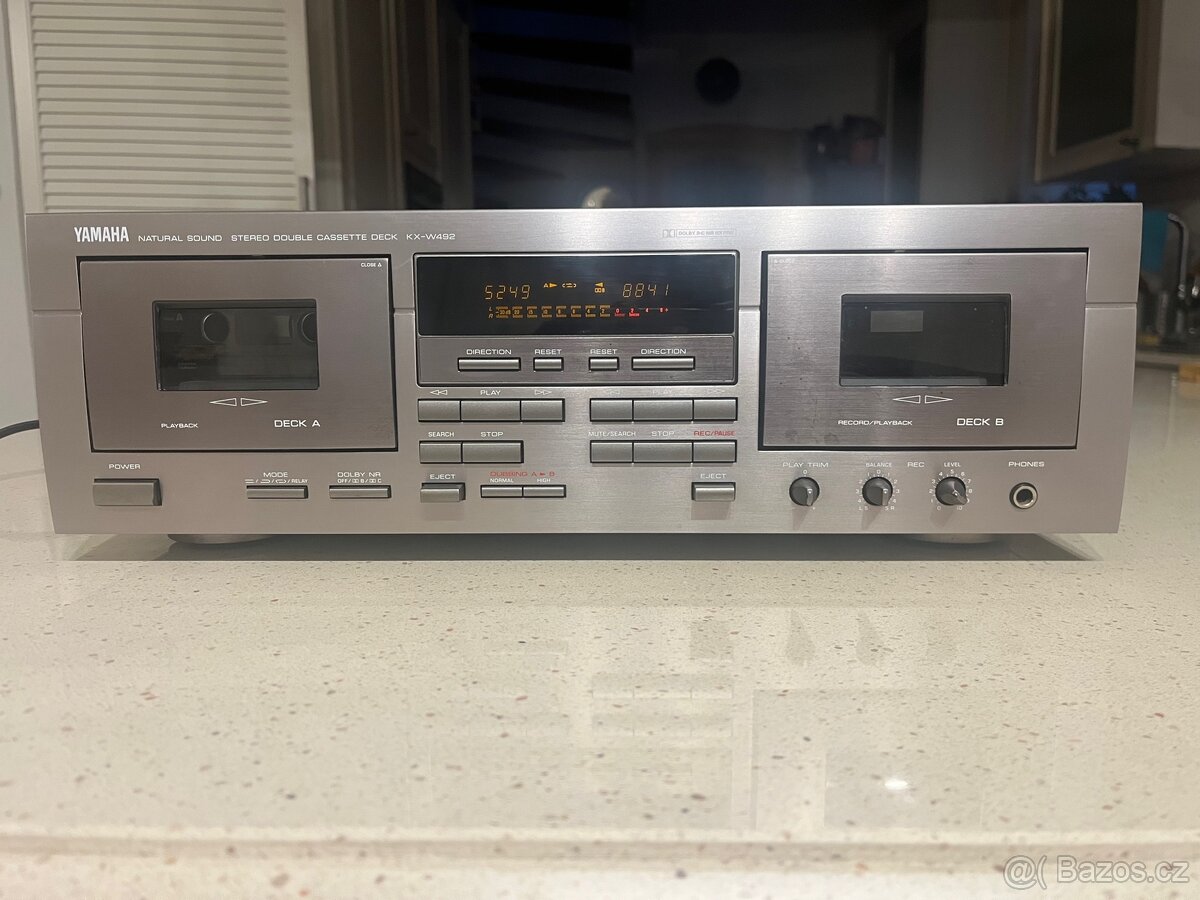 Tape deck magnetofon YAMAHA KX W492
