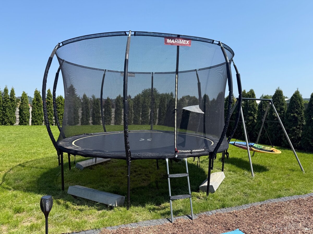 Trampolína Marimex Comfort 366 cm + ochranná síť + schůdky