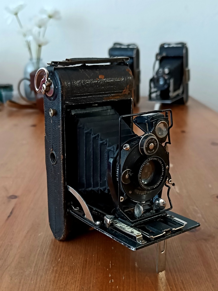 Historický fotoaparát VOIGTLANDER (Skopar 4,5/8,3) - 1930